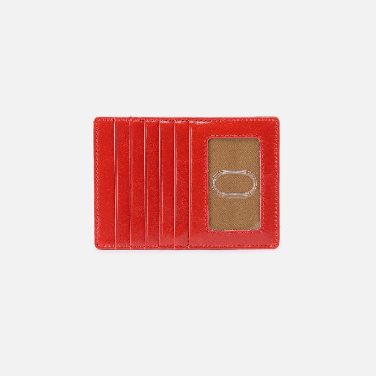Hobo Hobo Euro Slide Card Case In Polished Leather in Grenadine - Little Miss Muffin Children & Home