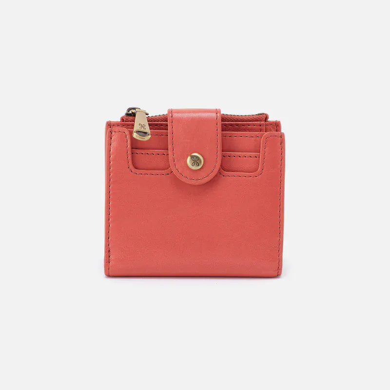 Dunn Mini Wallet In Polished Leather