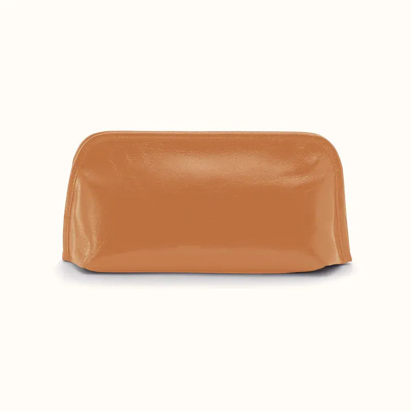 Hobo Beauty Brush Case in Polished Leather - Natural
