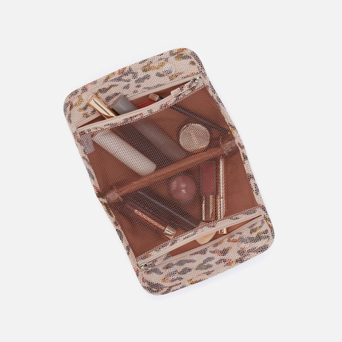 Hobo Beauty Cosmetic Pouch In Printed Leather in Summer Safari - Little Miss Muffin Children & Home