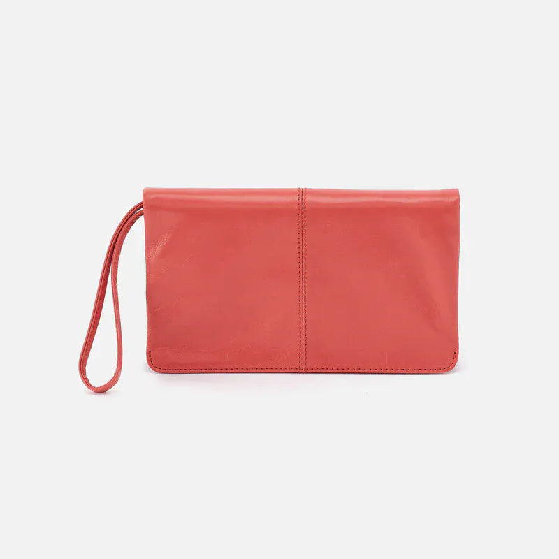 Evolve Wristlet in Polished Leather