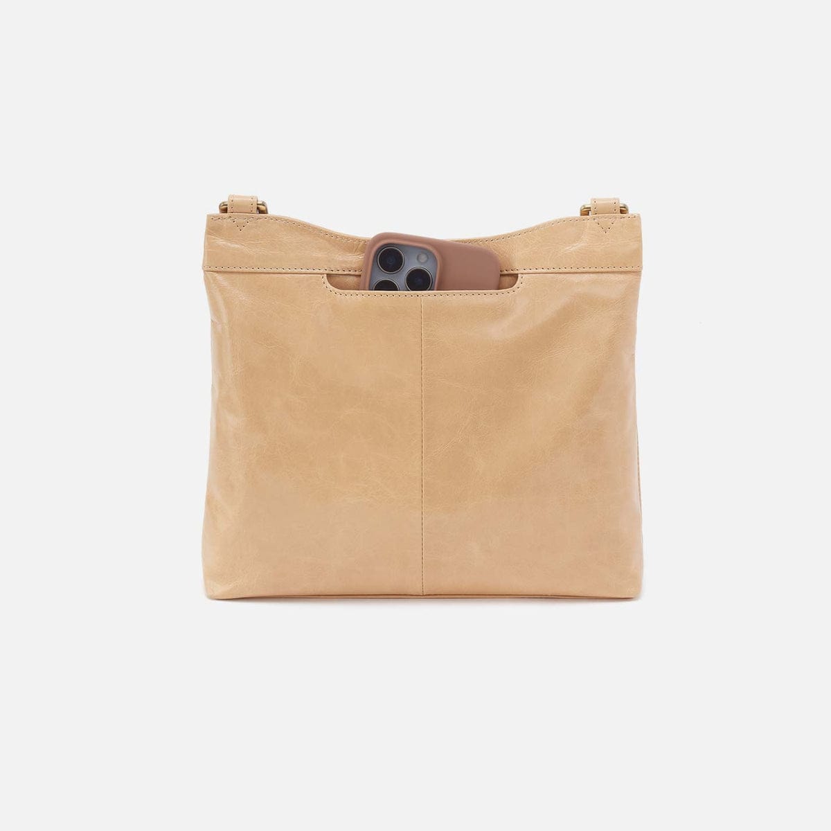 Hobo Cambel Crossbody in Polished Leather - Desert Sand - Little Miss Muffin Children & Home