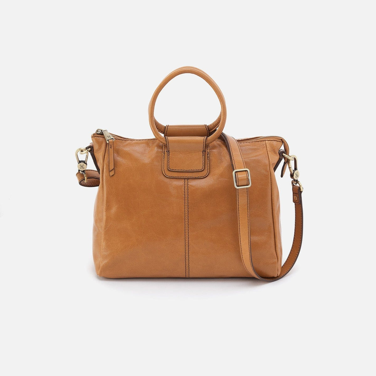 Hobo Hobo Sheila Medium Satchel In Polished Leather in Natural - Little Miss Muffin Children & Home