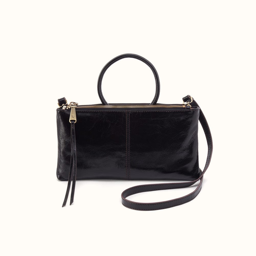Sable Crossbody Polished Leather - Black