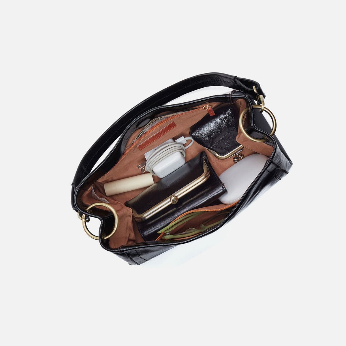 Hobo Seneca Shoulder Crossbody In Polished Leather Natural - Little Miss Muffin Children & Home