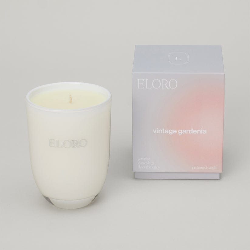 Vintage Gardenia Scented Single Wick Candle