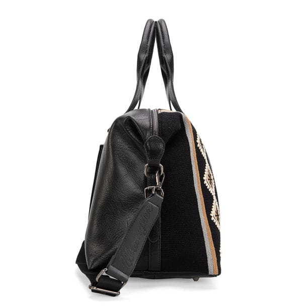 Black Wrangler Southwestern Print Duffle Bag