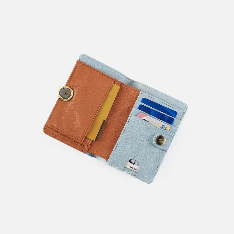 Hutton Small Wallet In Micrograin Leather