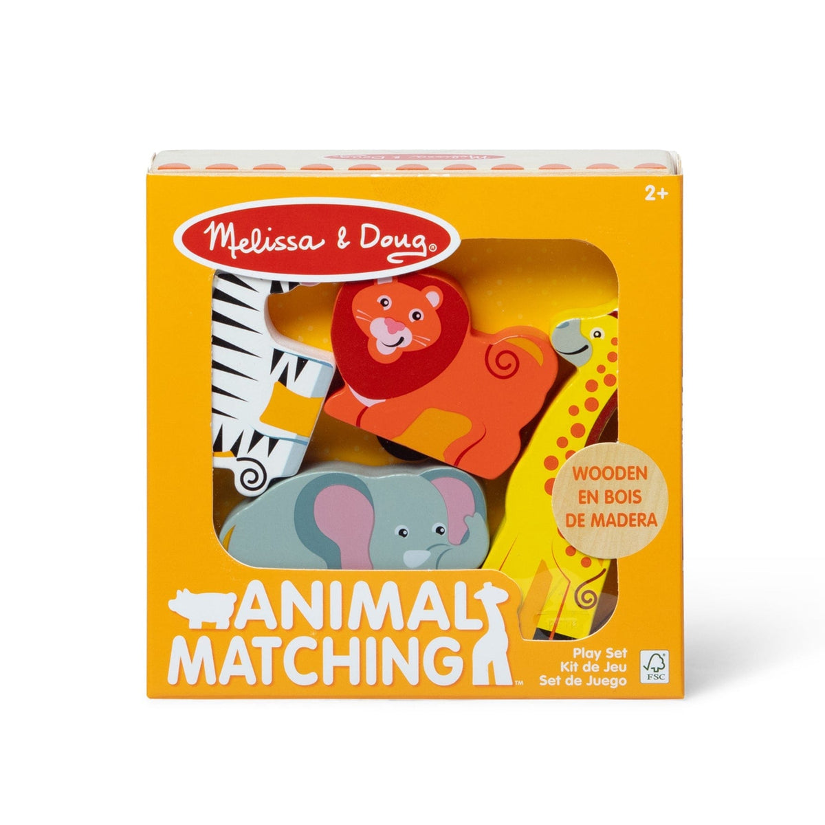 Wooden Animal Matching Safari
