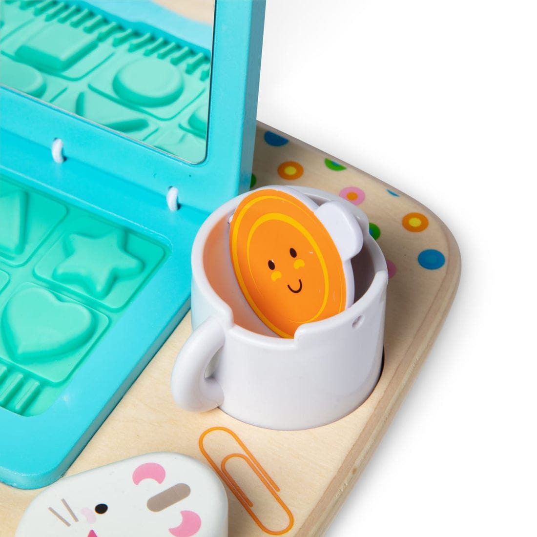 Melissa & Doug Melissa & Doug Wooden Work & Play Desktop Activity Board - Little Miss Muffin Children & Home