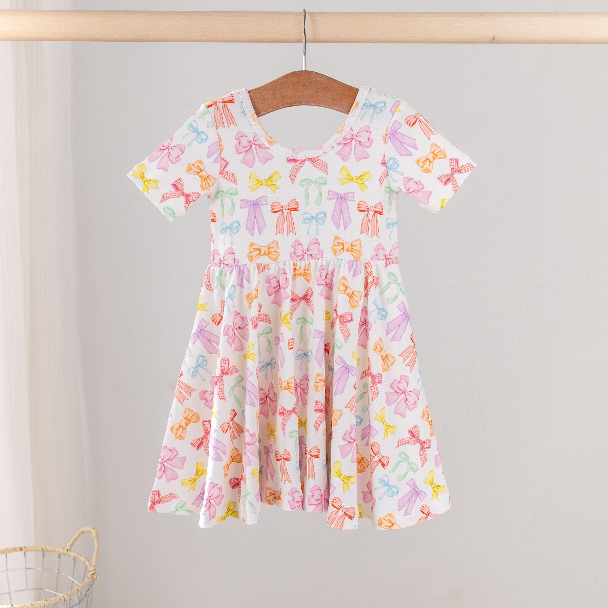 Rain-BOW Organic Cotton Dress for Kids