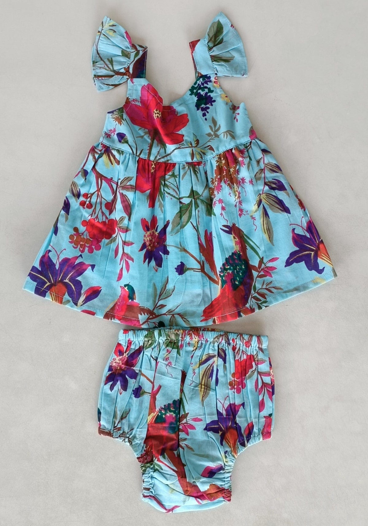Yo Baby Yo Baby Tropical Print Bloomer Set - Little Miss Muffin Children & Home