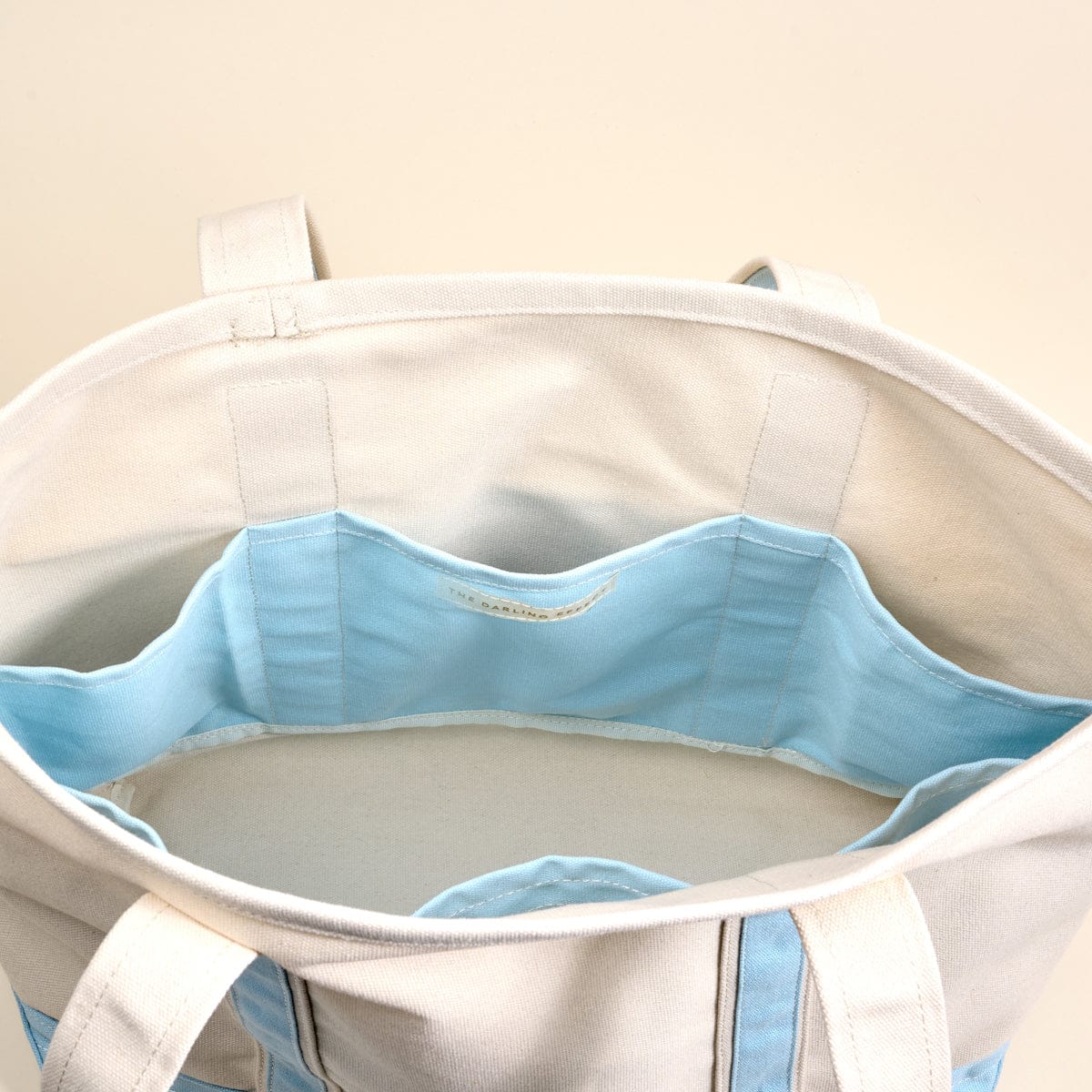 Light Blue The Signature Canvas Tote Bag