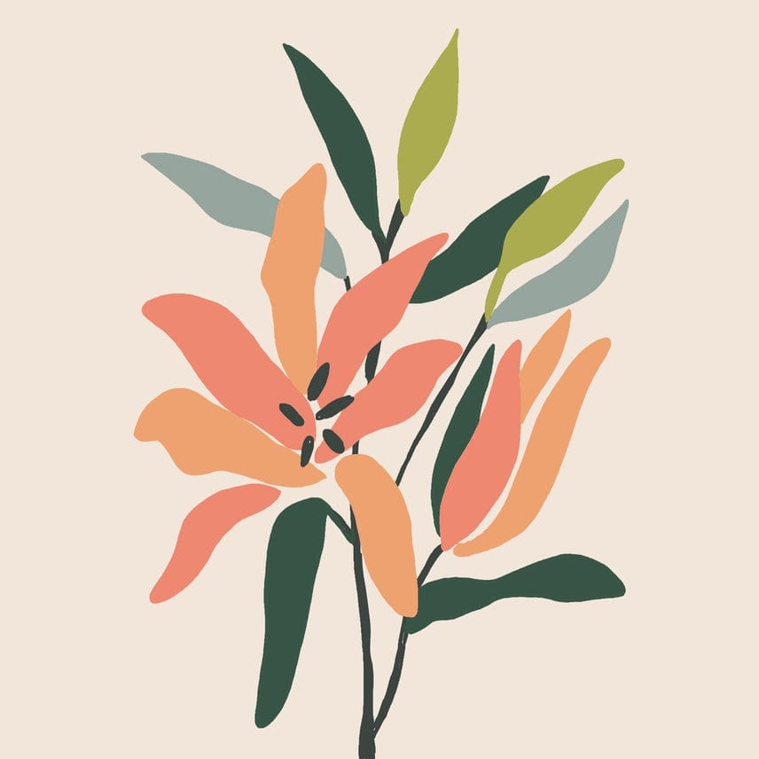 Breathe People Breathe People Lillies in Bloom Meditative Art Paint by Numbers Kit + Easel - Little Miss Muffin Children & Home