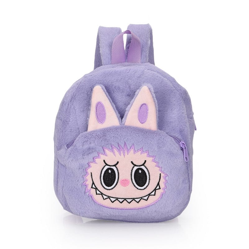 Auraquise Labubu Soft Plush Cute Character Backpack in Lavender - Little Miss Muffin Children & Home