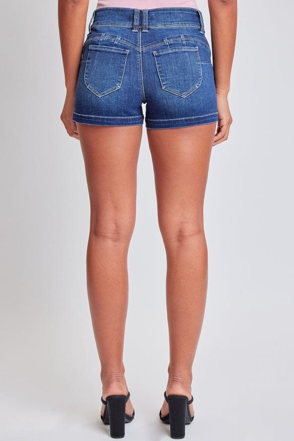 YMI Jeans YMI Junior WannaBettaButt Low Rise Denim Shorts, Dark Indigo - Little Miss Muffin Children & Home