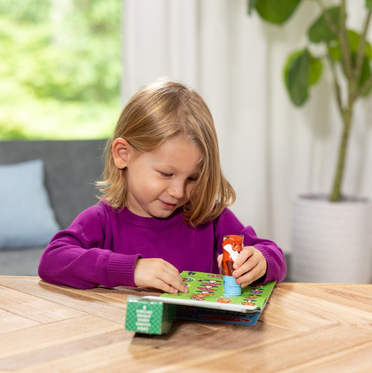 Melissa & Doug Melissa & Doug Sticker WOW! Activity Pad & Sticker Stamper - Fox - Little Miss Muffin Children & Home
