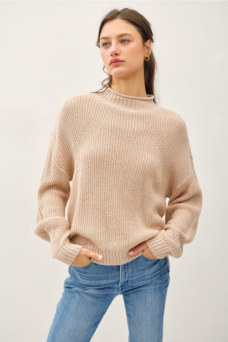 Be Cool Be Cool Chunky Knit Mockneck Sweater - Little Miss Muffin Children & Home