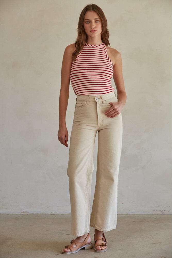 By Together Striped Ribbed Knit Tank - Little Miss Muffin Children & Home