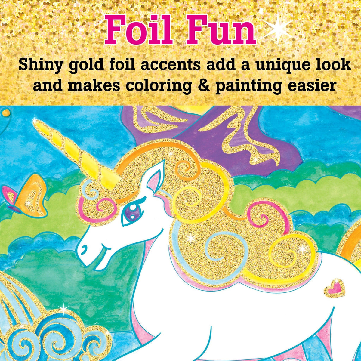 Faber Castell Faber Castell Color By Number Unicorn Foil Fun - Little Miss Muffin Children & Home
