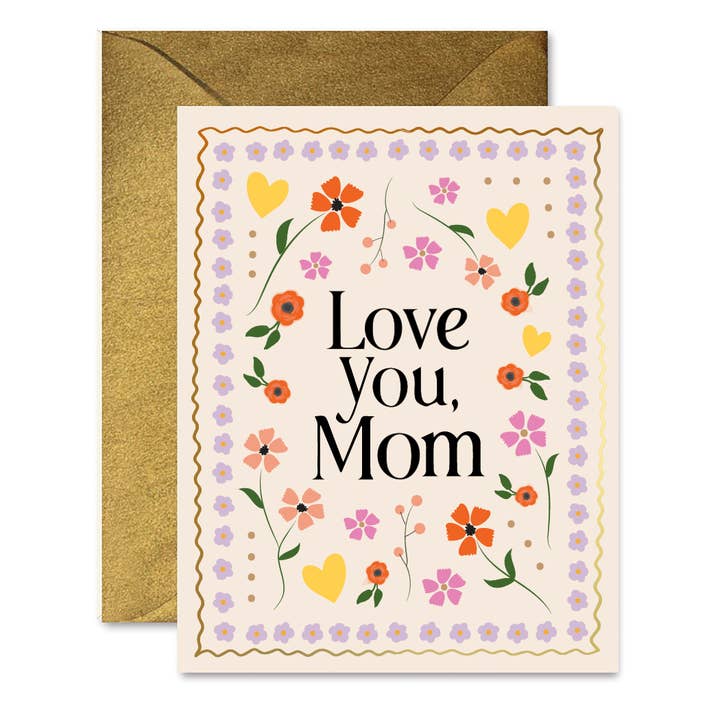 Ginger P Designs Ginger P Designs Mosaic Mom Floral Greeting Card - Little Miss Muffin Children & Home