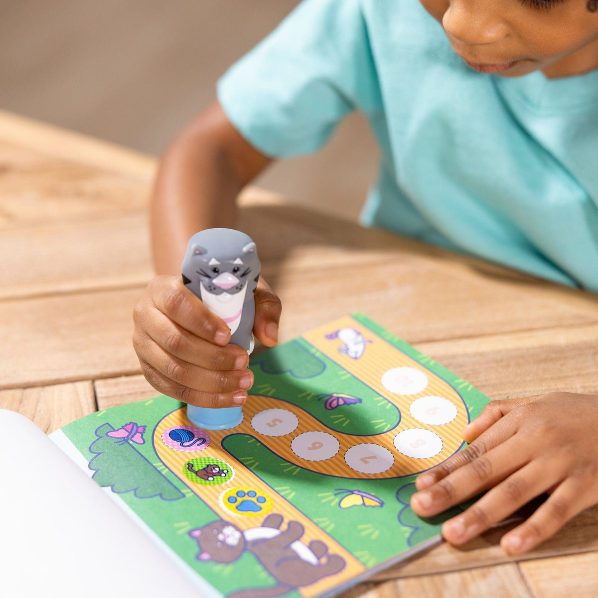 Melissa & Doug Melissa & Doug Sticker WOW!® Activity Pad & Sticker Stamper - Cat - Little Miss Muffin Children & Home