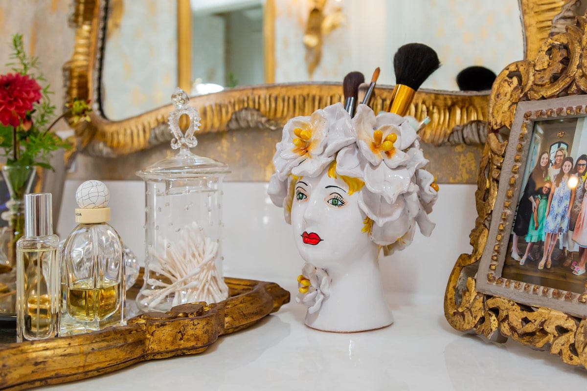 Abigail's Home Decor Abigail's Small Ceramic Head Vase, Magnolia - Little Miss Muffin Children & Home