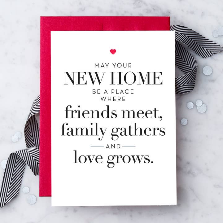 Design with Heart "New Home" Greeting Card - Little Miss Muffin Children & Home