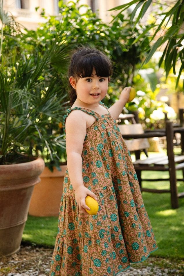 Inara Floral Girls Dress