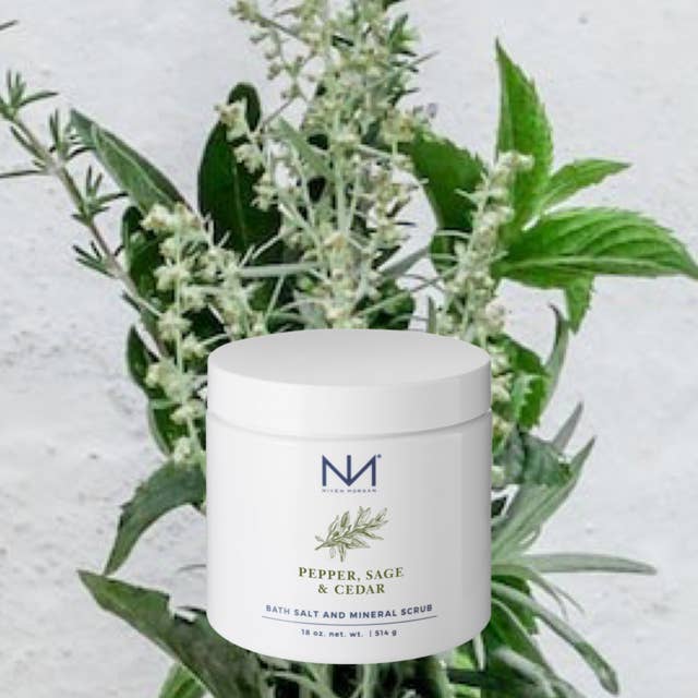 Niven Morgan Niven Morgan Pepper, Sage & Cedar Bath Salt - Little Miss Muffin Children & Home