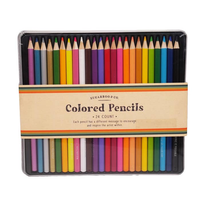 Sugarboo Artist Colored Pencils 24 Count