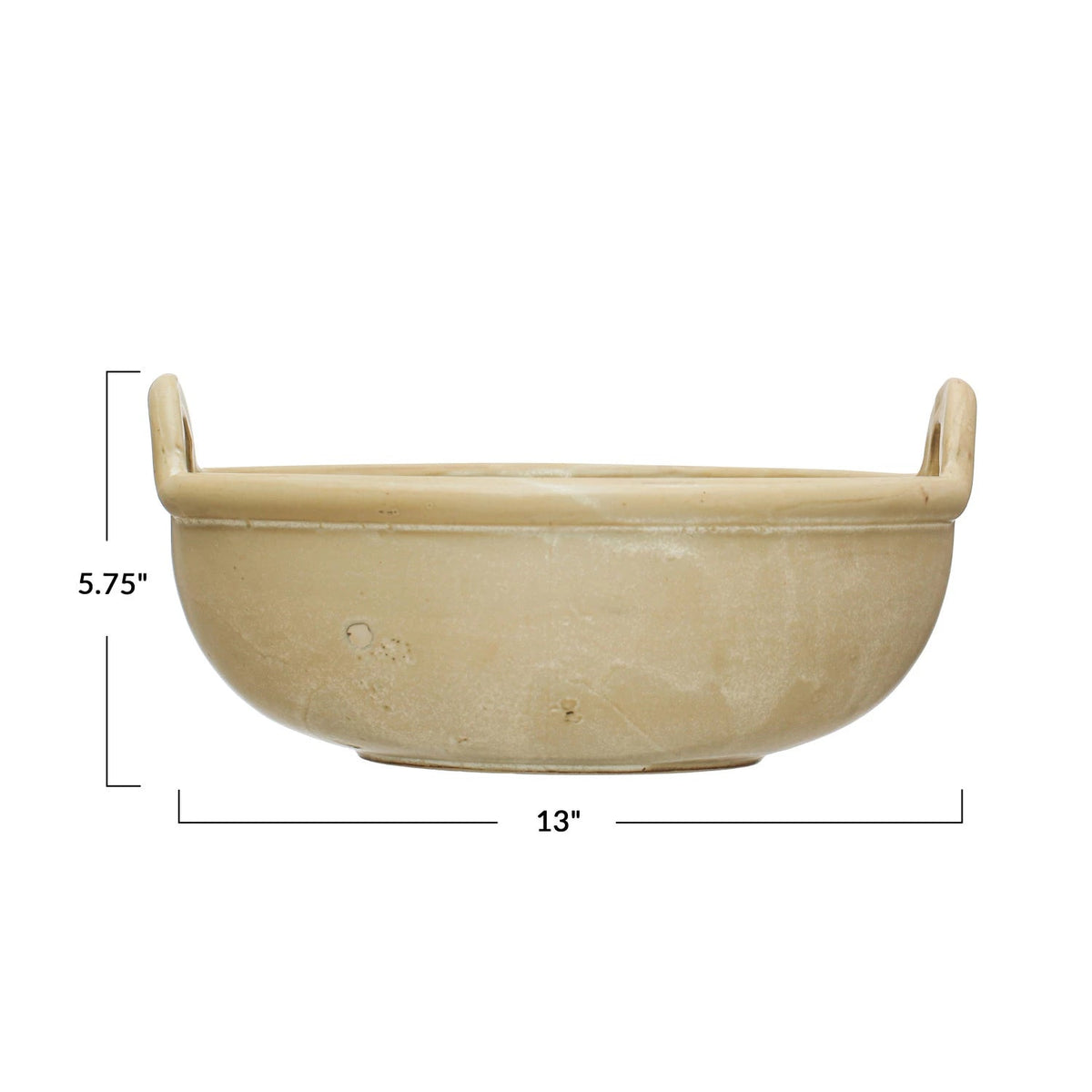 Bloomingville Bloomingville Stoneware Serving Bowl With Handles - Little Miss Muffin Children & Home