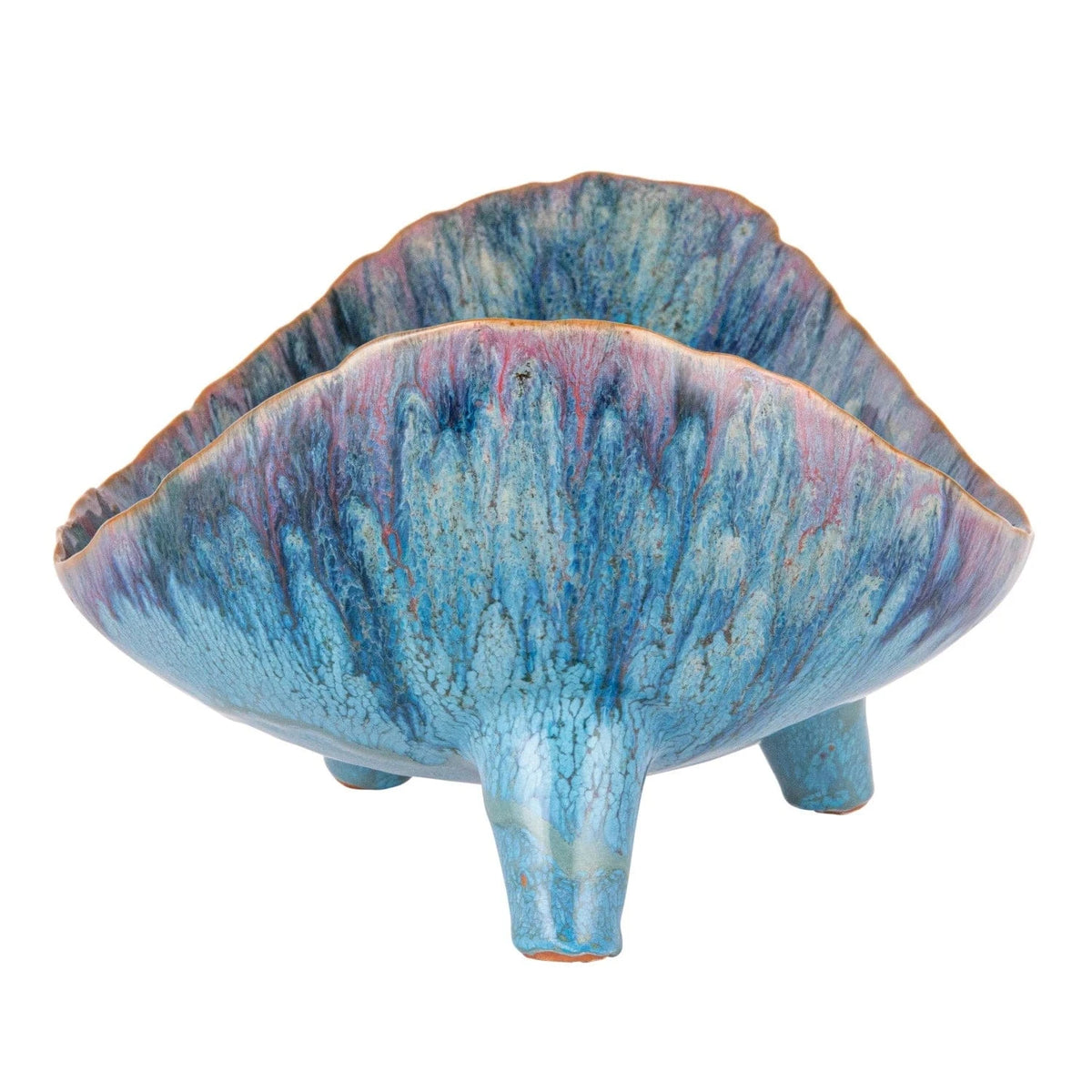 Bloomingville Stoneware Footed Organic Shaped Bowl (Each One Will Vary) - Little Miss Muffin Children & Home