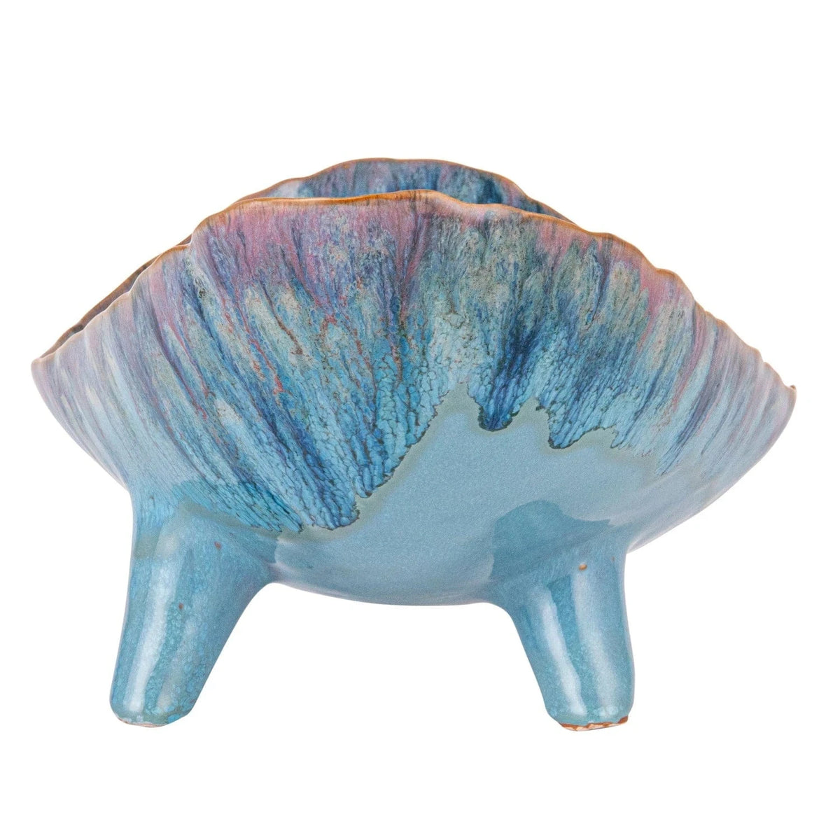 Bloomingville Stoneware Footed Organic Shaped Bowl (Each One Will Vary) - Little Miss Muffin Children & Home