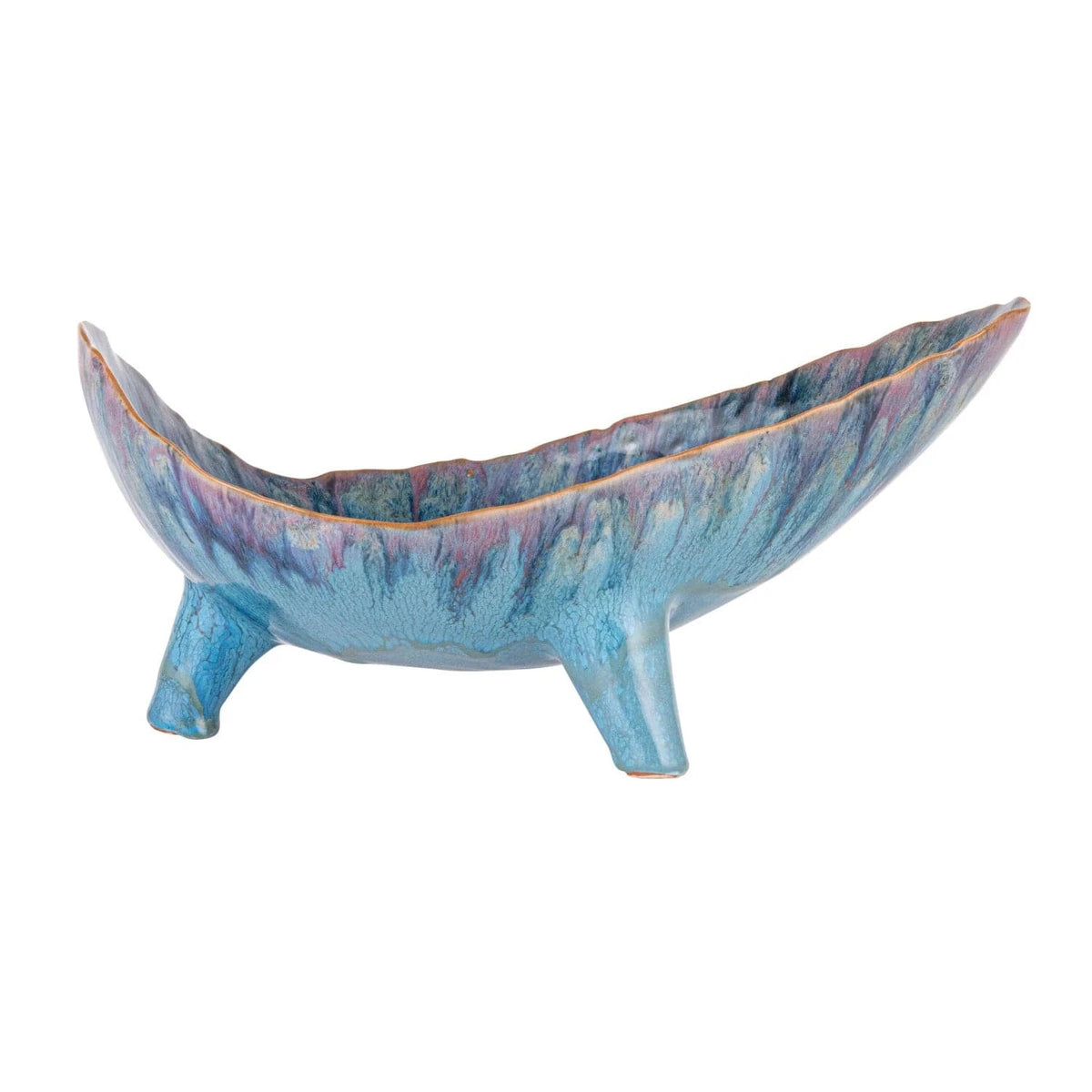 Bloomingville Stoneware Footed Organic Shaped Bowl (Each One Will Vary) - Little Miss Muffin Children & Home