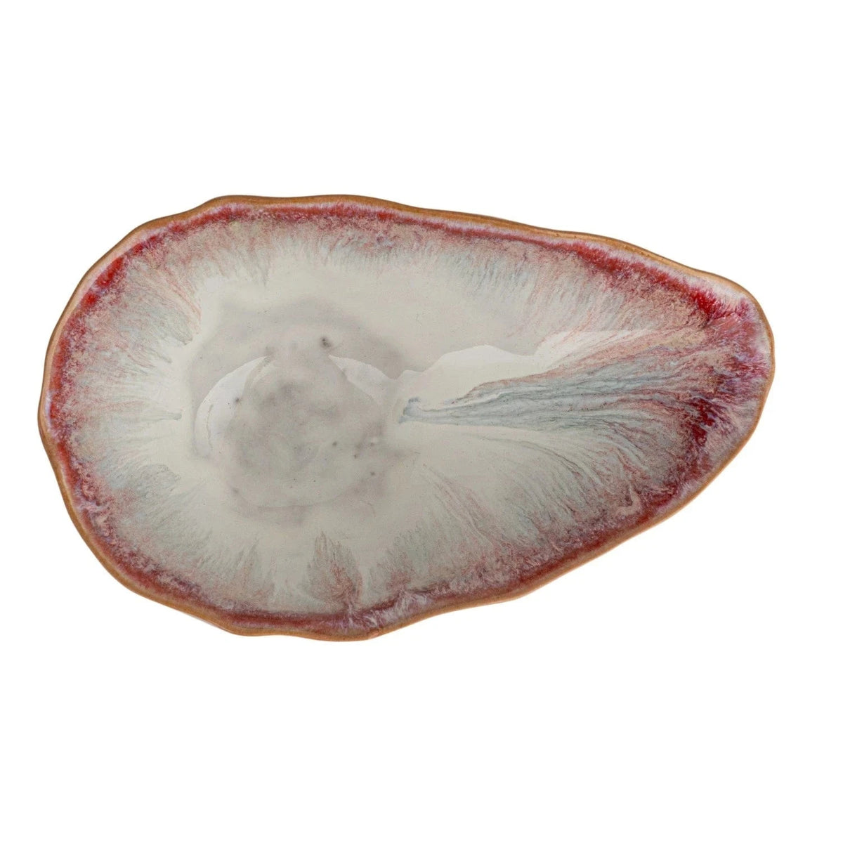 Bloomingville Stoneware Footed Bowl, Reactive Glaze (Each One Will Vary) - Little Miss Muffin Children & Home