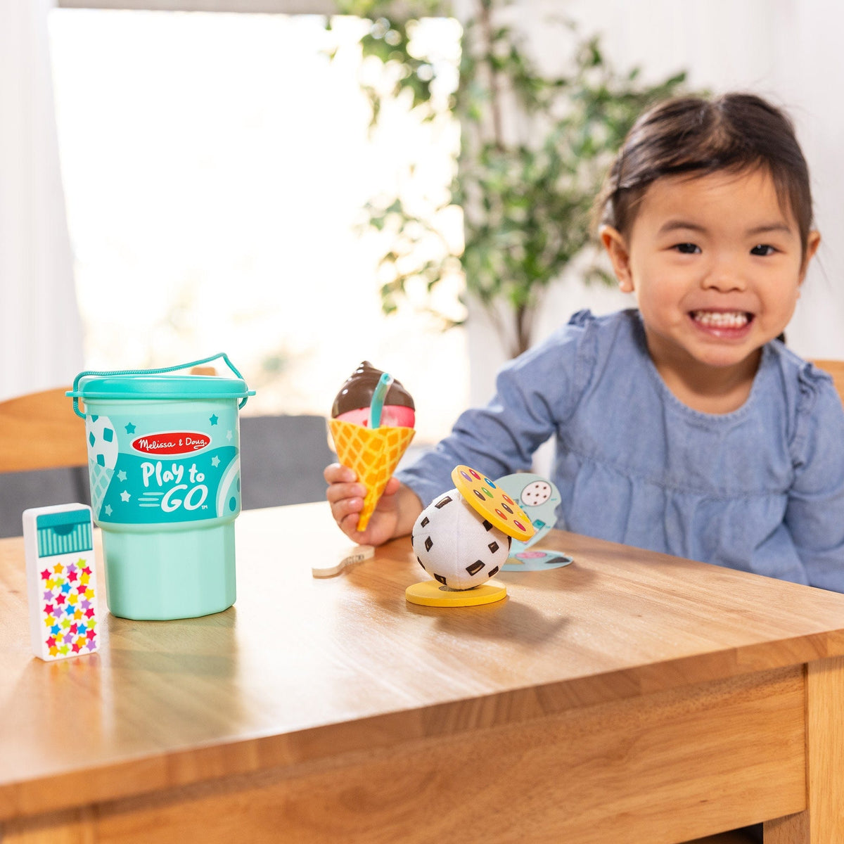 Melissa & Doug Melissa & Doug Play to Go Ice Cream Play Set - Little Miss Muffin Children & Home