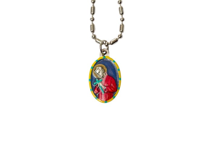 aloysius_gonzaga painted medal