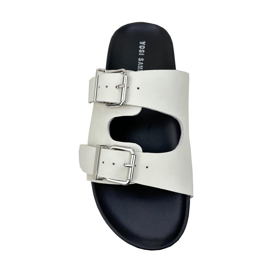Yosi Samra Maya Footbed Sandal in Bone Leather - Little Miss Muffin Children & Home