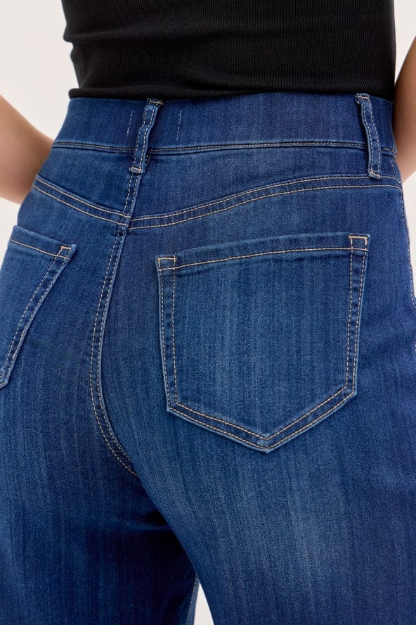 Cello Jeans Cello Comfort Dark High Rise Pull-On Wide Leg Denim - Little Miss Muffin Children & Home