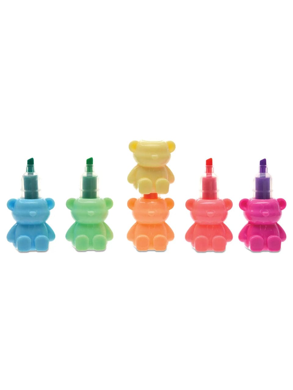 iScream iScream Bear Stackable Markers, 6 Piece Set - Little Miss Muffin Children & Home