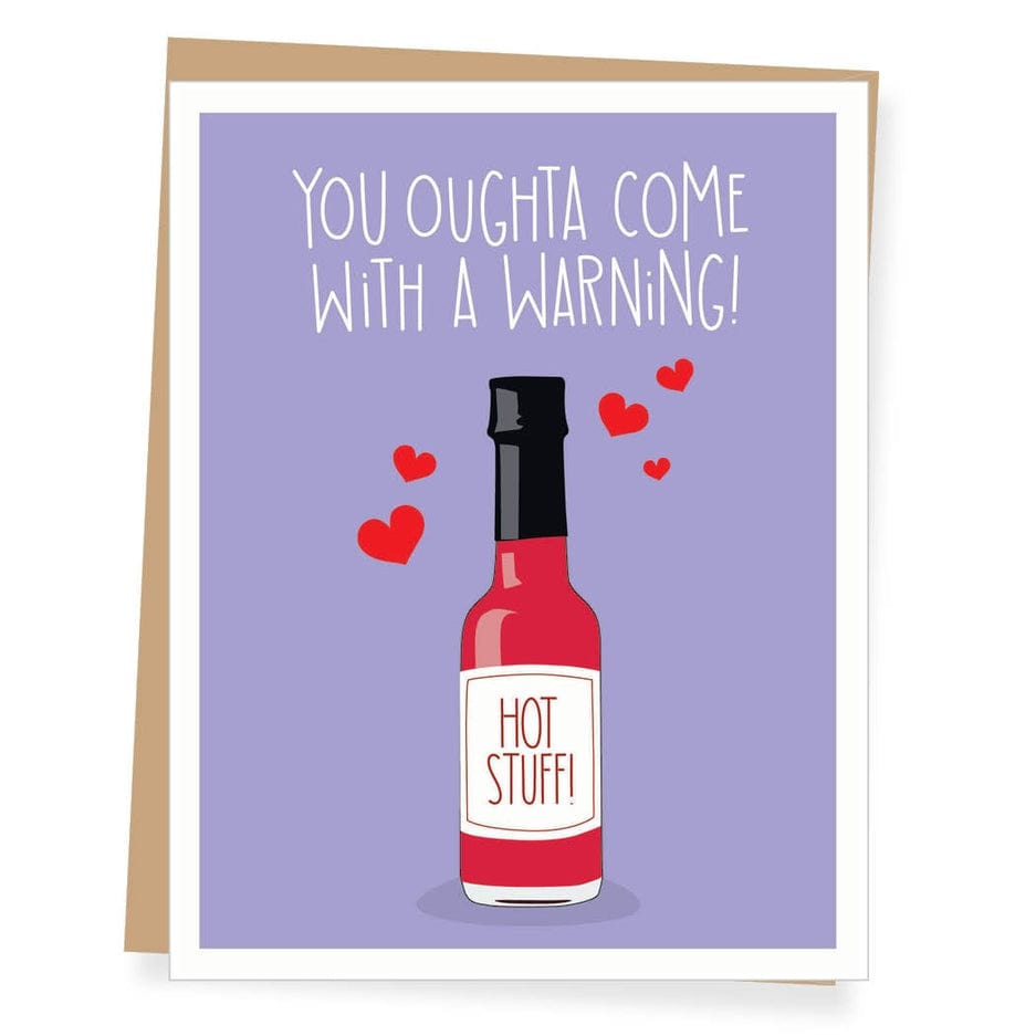 Apartment 2 Cards Apartment 2 Cards Hot Sauce Valentine's Day Card - Little Miss Muffin Children & Home