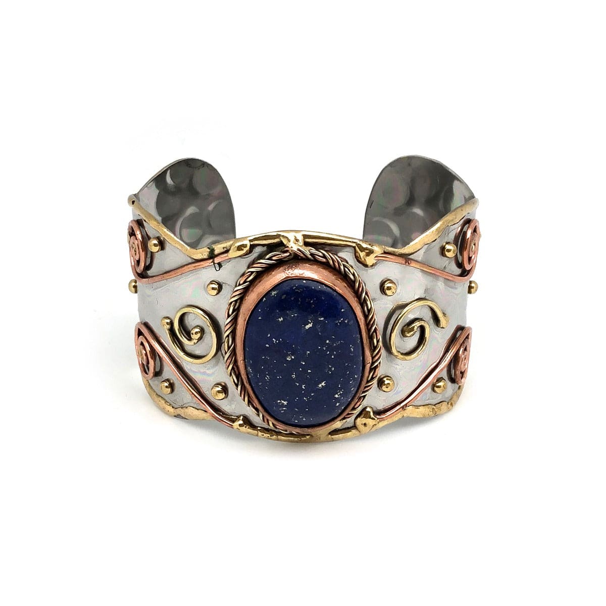 Anju Jewelry Mixed Metal and Lapis Lazuli Stone Bracelet - Little Miss Muffin Children & Home