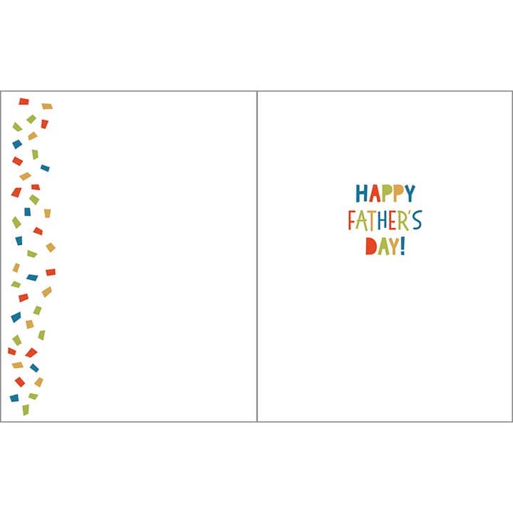 Dad Confetti Father's Day Greeting Card
