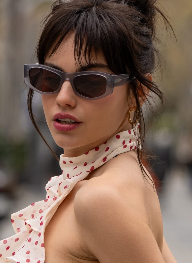 Jade Acetate Cat Eye Sunglasses