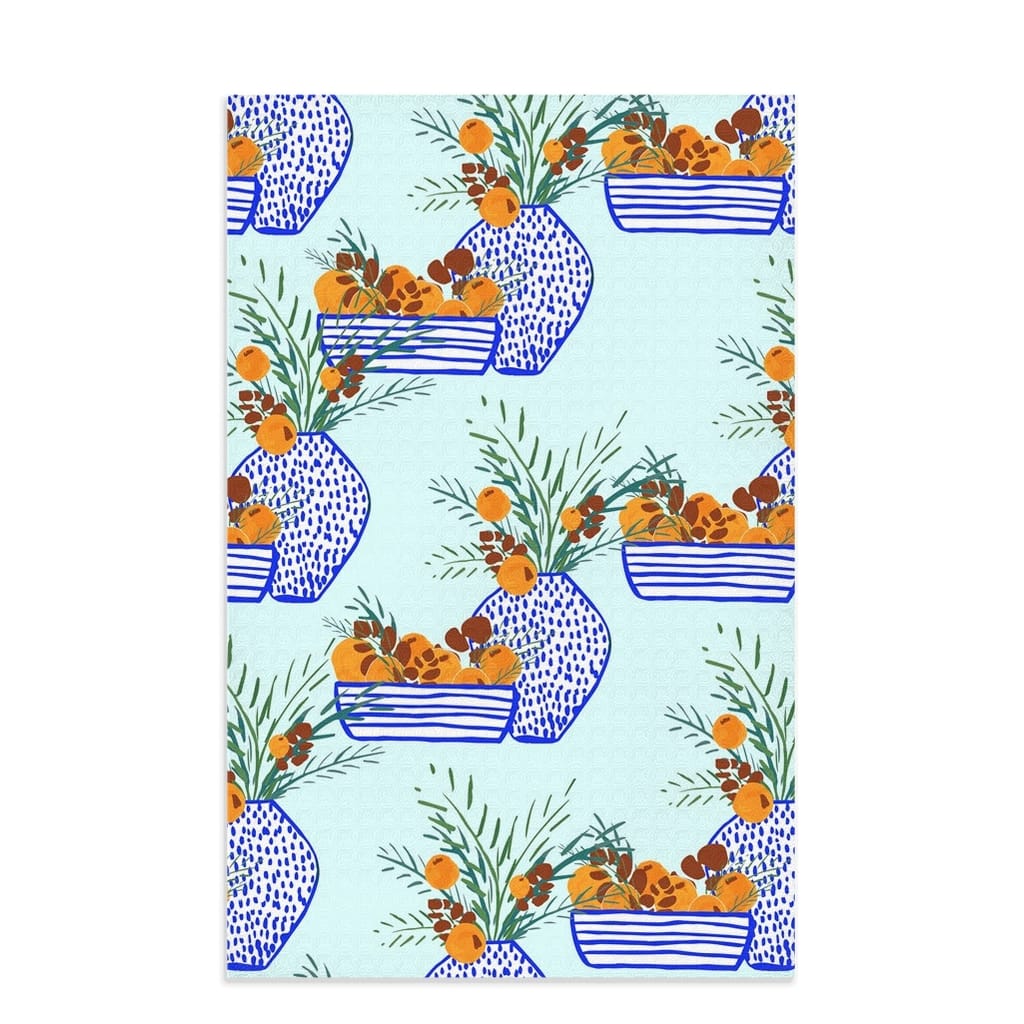 Citrus & Sprigs Tea Towel