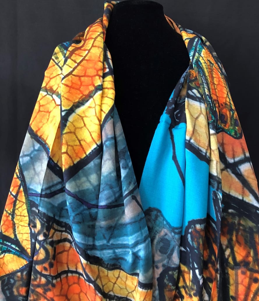 Monarch Journey Cotton Scarf