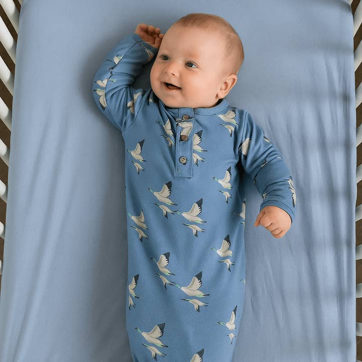 Sweet Bamboo Elmer Fudd Knotted Gown - Little Miss Muffin Children & Home