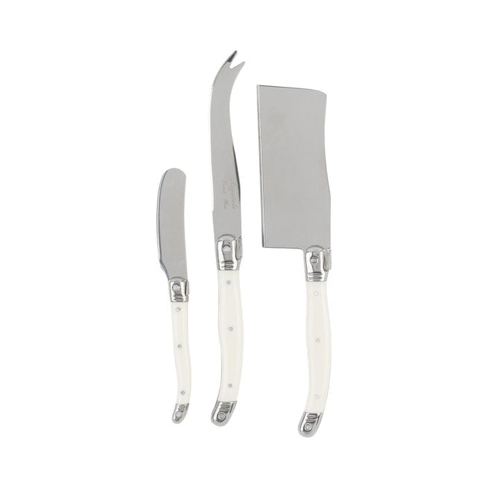 French Home, LLC French Home Laguiole Set of 3 Cheese Knives - Faux Ivory - Little Miss Muffin Children & Home
