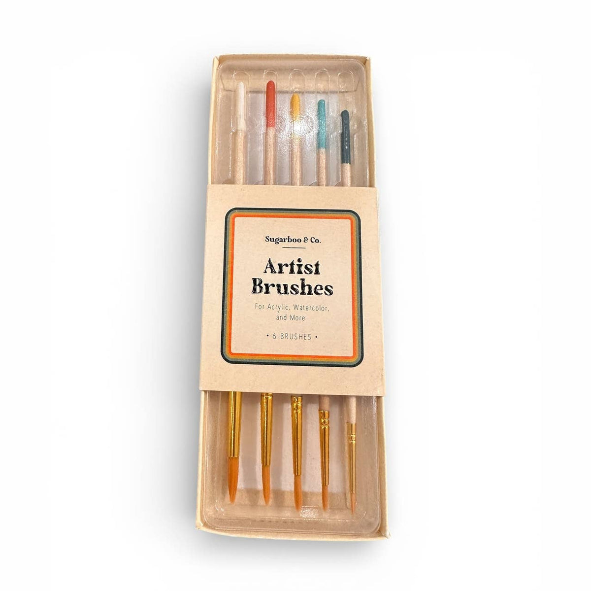 Sugarboo Beginner Paint Brush Kit Set of 5